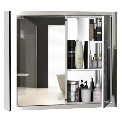 stainless steel bathroom medicine cabinet|stainless steel wall mounted cabinet.